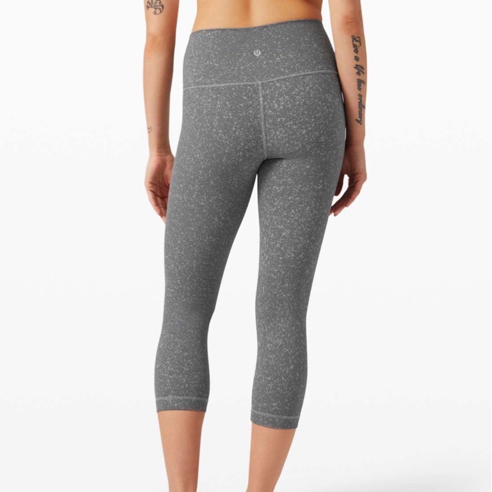 Lululemon Wunder Under Crop High-Rise *Spray 21"